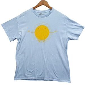 Urban Outfitters Threadless Sun Salutation Tee Shirt Yoga Namaste OM Humor